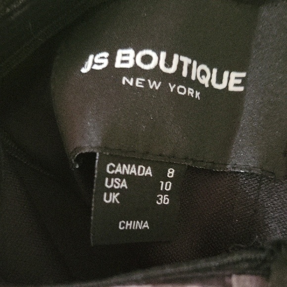 Black and White Strapless Dress - Picture 2 of 13